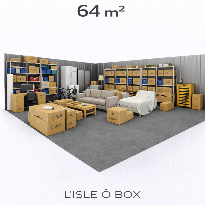 Entrepôt Pro - 64 m² (Hangar)